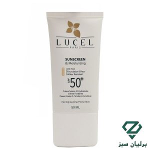 ضد آفتاب رنگی فاقد چربی لوسل Lucel Sunscreen Tinted SPF 50