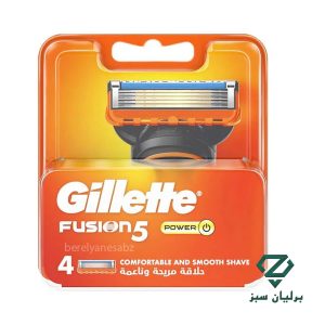 تصویر بسته بندی تیغ یدک فیوژن پاور ژیلت 4 عددی | Gillette Fusion 5 Power