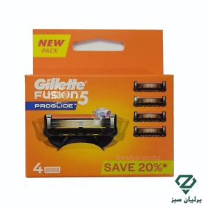 تصویر بسته بندی تیغ یدک ژیلت فیوژن پروگلاید 4 عددی Gillette Fusion Proglide Blades