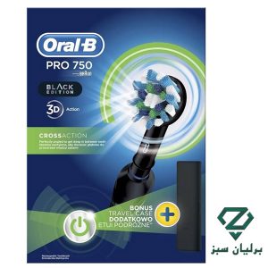 مسواک برقی بلک ادیشن اورال بی Oral-B Pro 750 Black Edition