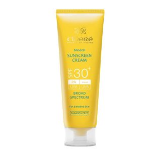 ضد آفتاب بدون رنگ مینرال سینره Cinere sunscreen cream SPF30