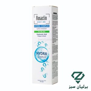 تصویر جعبه کرم آبرسان پوست چرب رزاکلین هیدرا کامپلکس Rosaclin Hydra Complex