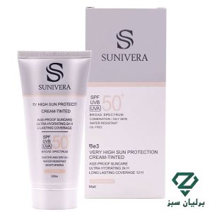 ضدآفتاب رنگی سانیورا مخصوص پوست خشک و حساس Sunivera spf50