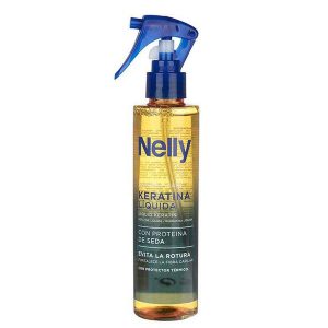 مایع کراتینه درمانی مو و حجم دهنده نلی Nelly Liquid Keratin Spray