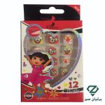 ناخن مصنوعی بچه گانه طرح دار Children's artificial nails برند دالاس