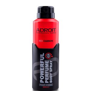 اسپري بدن مردانه رد کربن ادرويت Adroit Body Spray Red Carbon