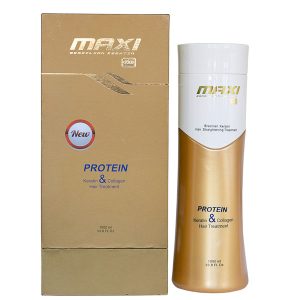 کراتين مکسي گلد حاوي پروتئين و کلاژن Maxi Gold Brazilian Protein & Keratin Hair