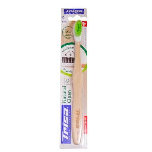 تریزا مسواک نچرال کلین نرم 8594 Trisa Natural Clean Soft Toothbrush