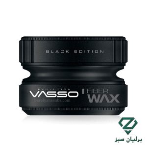 واکس مو مات گرویتی واسو Vasso black edition fiber wax gravity