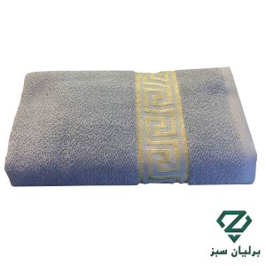 حوله استخری آذرریس رنگ طوسی طرح ورساچه Azarris Pool towel