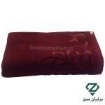 حوله استخری آذرریس | Azarris Pool Towel | طرحها و رنگهای متنوع - رنگ زرشکی محصول