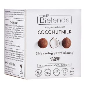 کرم آبرسان قوی شیر نارگیل بیلندا Bielenda Coconut Milk