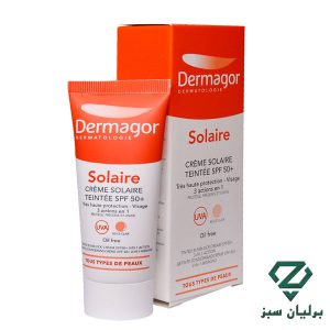 کرم ضد آفتاب بدون چربی درماگور Dermagor Solaire SPF 50