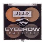 پالت سایه ابرو لولیس Lollis Beauty Eyebrow Palette 02