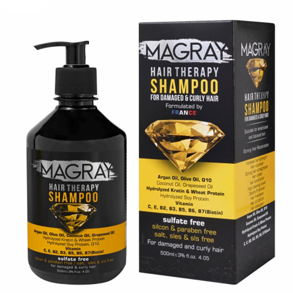 شامپو فری سولفات تقویت‌ کننده ماگرای Magray Shampoo