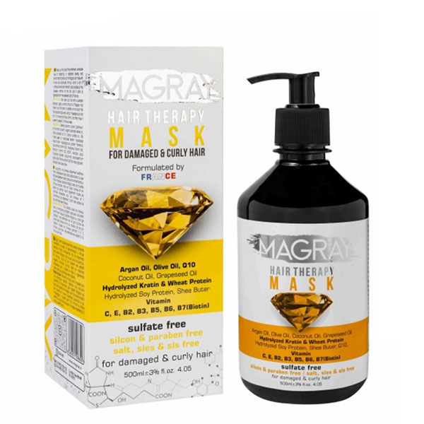 ماسک تقویت کننده مو خشک ماگرای Magray hair therapy mask
