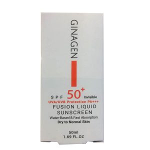 ضد آفتاب بی رنگ ژیناژن پوست خشک و نرمال Ginagen Invisible Sunscreen