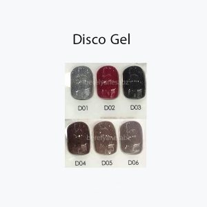 تصویر رنگبندی لاک ژلیش مونو سری دیسکو پلی ژل | Mono Disco Poly Gel Polish