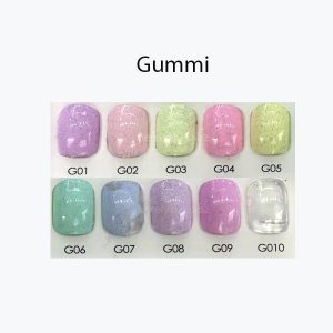 لاک ژلیش مونو سری گومی | Mono Gummi Gel Polish عکس رنگبندی سری گومی لاک ژلیش مونو