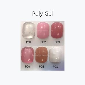 لاک ژلیش مونو سری پلی ژل | Mono Poly Gel Polish عکس رنگبندی سری پلی ژل