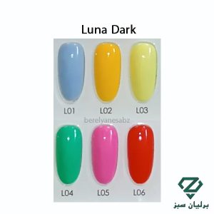 تصویر رنگبندی لاک ژلیش مونو سری لونا دارک | Mono Luna Dark Gel Polish
