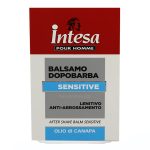 تصویر جعبه افترشیو بالم اینتسا مدل سنسیتیو مناسب پوست حساس Intesa Pour Homme