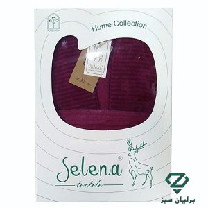 تصویر بسته بندی حوله پالتویی سلنا دوخت تبریز | Selena Hooded Bathrobe