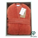 تصویر رنگ نارنجی حوله پالتویی سلنا دوخت تبریز | Selena Hooded Bathrobe
