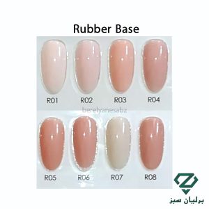تصویر رنگبندی لاک ژلیش مونو سری رابر بیس | Mono Rubber Base Gel Polish