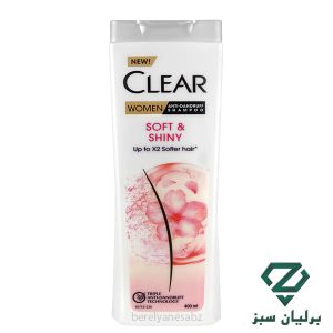 تصویر شامپو ضد شوره شکوفه گیلاس کلییر ویژه بانوان درخشان کننده مو | Clear Women