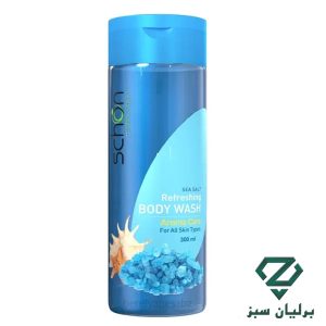 تصویر شامپو بدن نمک دریا شون با رایحه خنک | Schon Sea Salt Body Wash