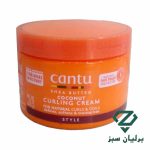 کرم مو بدون آبکشی کنتو مناسب موهای فر حاوی شی باتر و روغن آرگان | Cantu