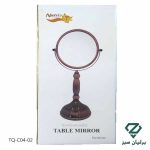 جعبه آینه آرایشی ۱۰X نارسیس پایه‌ دار مدل Narcis Mirror TQ-C04-02