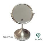 تصویر آینه آرایشی پایه‌ دار نارسیس با بزرگنمایی 5X مدل Narcis Mirror TQ-827-04
