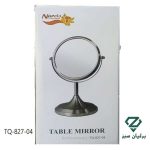 تصویر جعبه آینه آرایشی پایه‌ دار نارسیس با بزرگنمایی 5X مدل Narcis Mirror TQ-827-04
