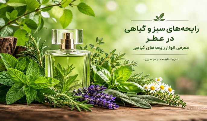 رایحه‌ های سبز و گیاهی در عطر | معرفی انواع رایحه‌های گیاهی