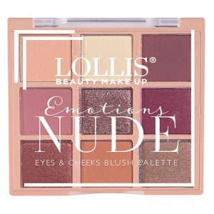 پالت دو کاره لولیس Lollis Beauty Emotions Nude Lp-457